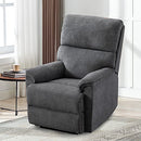 Power Recliner Chair, Electric Recliner, Breathable Fabric Single Overstuffed Recliner Sofa Chair with USB Charge Port for Elderly Living Room, Bedroom