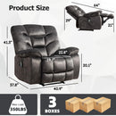Home Oversized Power Recliner Chair for Adults, 41" Wide Electric Recliner Chair