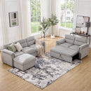 Bonzy Home Manual Recliner Sofa Set –Reclining Living Room Furniture with Single Recliner Chair & Loveseat Recliner Sofa