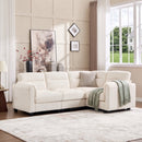 Bonzy Home Modular Sectional Sofa, L‑Shaped Couch, Ultra‑Comfort Seating – Configurable for Living Room & Family Room, Oat