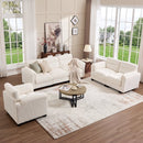 Bonzy Home Modular Sectional Sofa Couches Living Room Sofa Set Ideal for Small Spaces & Family Fun Oat