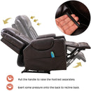 Deluxe Leather Reclining Massage Chair