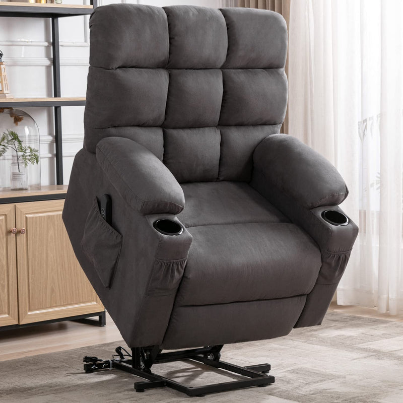 Square Design Power Lift Recliner Chair