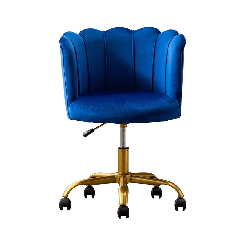 Velvet Material Accent Chair Stool