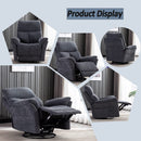 Swivel Rocker Fabric Recliner Chair