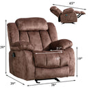 Rocker Recliner with Heat and Vibration Function for the Elderly