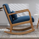 Mid-Century Morden Leisure Rocking Chair with Pillow