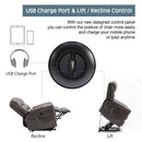 Ergonomic Comfortable Power Lift Recliner Chair Big Boy Chair