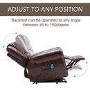 Vintage Power Lift Recliner Chair with PU Leather and USB Port