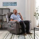 Ergonomic Comfortable Power Lift Recliner Chair Big Boy Chair