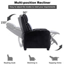 PU Leather Reclining Chair Single Sofa with Heat and Massage