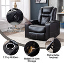 Classic Power Recliner Chair with USB Ports and Cup Holders