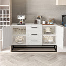 Modern Coffee Bar Cabinet, Buffet Table