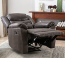 Breathable Faux Leather Manual Reclining Chair