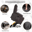 Square Design Power Lift Recliner Chair