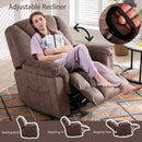 Manual 360 Degree Swivel Rocking Recliner