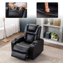 Classic Power Recliner Chair with USB Ports and Cup Holders