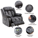Rocker Recliner with Heat and Vibration Function for the Elderly