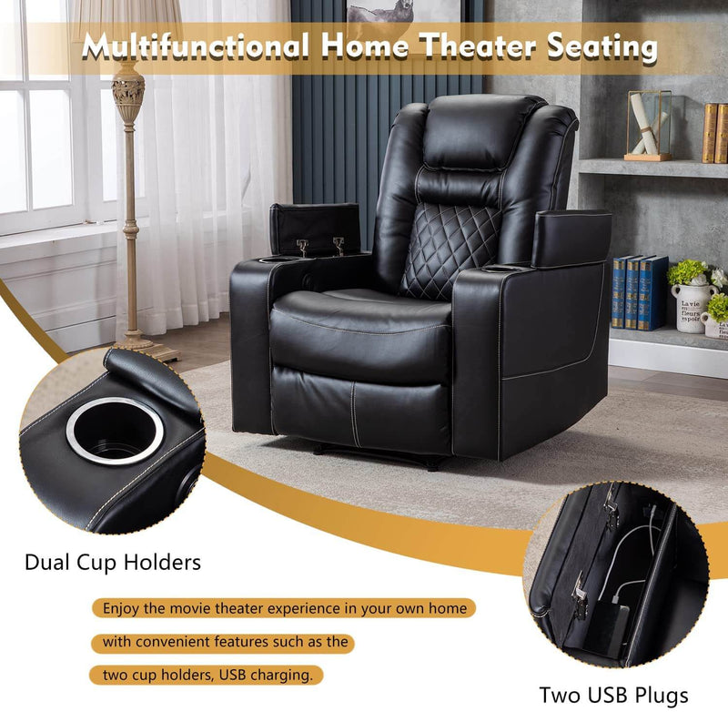 black leather power lift recliner chair