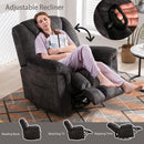 Manual 360 Degree Swivel Rocking Recliner