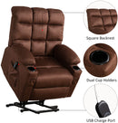 Square Design Power Lift Recliner Chair