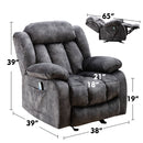 Rocker Recliner with Heat and Vibration Function for the Elderly