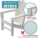 Waterproof Adirondack Chair