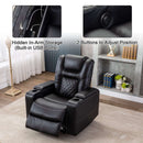 Bonzy Electric Power Recliner Chair with USB Ports and Cup Holders