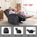 Rocker Recliner with Heat and Vibration Function for the Elderly