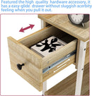 Bedside Table with Charging Station