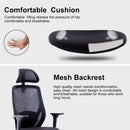 White Office Mesh Swivel Chair Executive Computer Desk Ergonomic High-Back Task