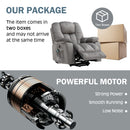 Grey Power Lift Chair for Elderly Large Electric Lift Chair