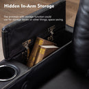 Bonzy Electric Power Recliner Chair with USB Ports and Cup Holders