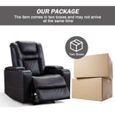 Bonzy Electric Power Recliner Chair with USB Ports and Cup Holders