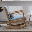 Mid-Century Morden Leisure Rocking Chair with Pillow