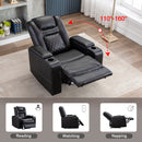 Classic Power Recliner Chair with USB Ports and Cup Holders