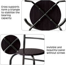 Indoor Kitchen Dining Chair Set of 2, Comfortable Classic Iron Metal Dining Chair