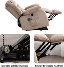 Power Lift Recliner Chair with Safety Motion Reclining Mechanism