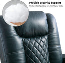 Power Recliner Chair Electric PU Leather Reclining for Adults with USB Ports