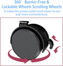 Bedside Table with Charging Station