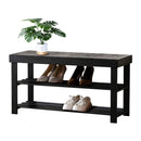 Three Layers Bamboo Shoes Rack Cabinet