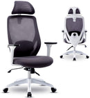 White Office Mesh Swivel Chair Executive Computer Desk Ergonomic High-Back Task