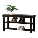 Three Layers Bamboo Shoes Rack Cabinet