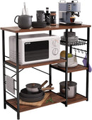 Bonzy Home Kitchen Utility ShelKitchen Storage Organizer Shelf