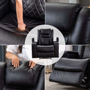 Bonzy Electric Power Recliner Chair with USB Ports and Cup Holders