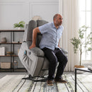 Grey Power Lift Chair for Elderly Large Electric Lift Chair