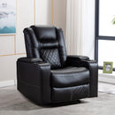 Classic Power Recliner Chair with USB Ports and Cup Holders