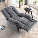 Electric Power Recliner Chair with Upholstered Seat