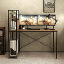 Modern Simple Style Computer Desk with Storage Shelves