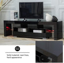 Glossy TV Stand, Wood Media Storage Console Cabinet